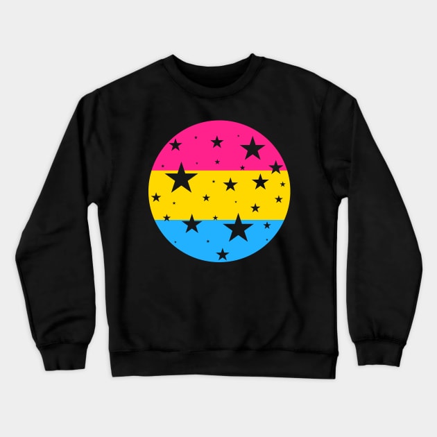 Pan Pride Stars Crewneck Sweatshirt by anomalyalice